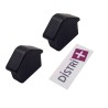 Conjunto de 2 almohadillas para ancho ancho de plástico aspiradora 37cm