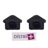 Set of 2 pads for width width plastic vacuum cleaner 37cm