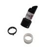 Flexible tip Tube side to clip diameter 32mm with clip + vacuum cleaner ring Numatic, Tennant ...