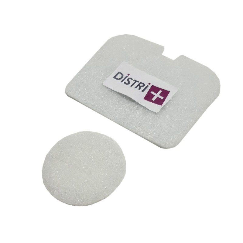 Filtro de espuma Compatible para aspiradora Nilfisk GD5, GD10 - Conjunto de 2 filtros