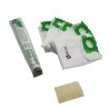 Set of 2 filters + 8 compatible microfiber bags for SEO x (series) vacuums