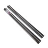 Set of 2 metal tubes in chromed steel for vacuum cleaner - Diameter: 36mm - length 2x50cm