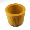 Filtro de cartucho compatible para aspiradora Bosch Gas 12-30 F, NO 1000, NO 11-25, NO 11-25 F, NO 12-50 F, NO 850 - Referencia original alternativa 2607432001