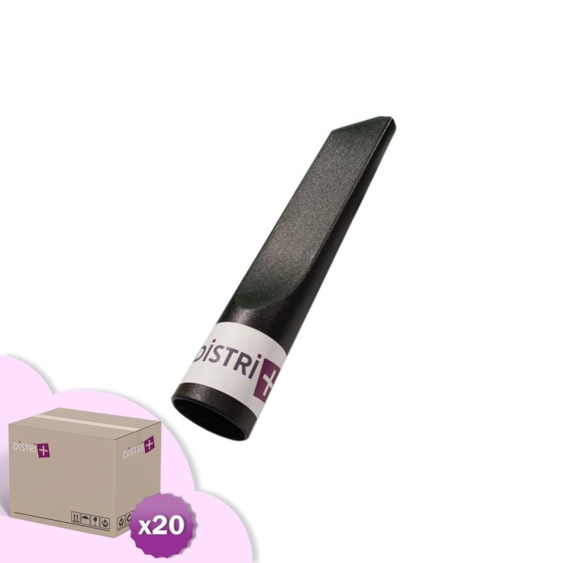 Carton of 20 universal flat long suckers for vacuum cleaners on tubes of diameter 32mm - Length: 21cm