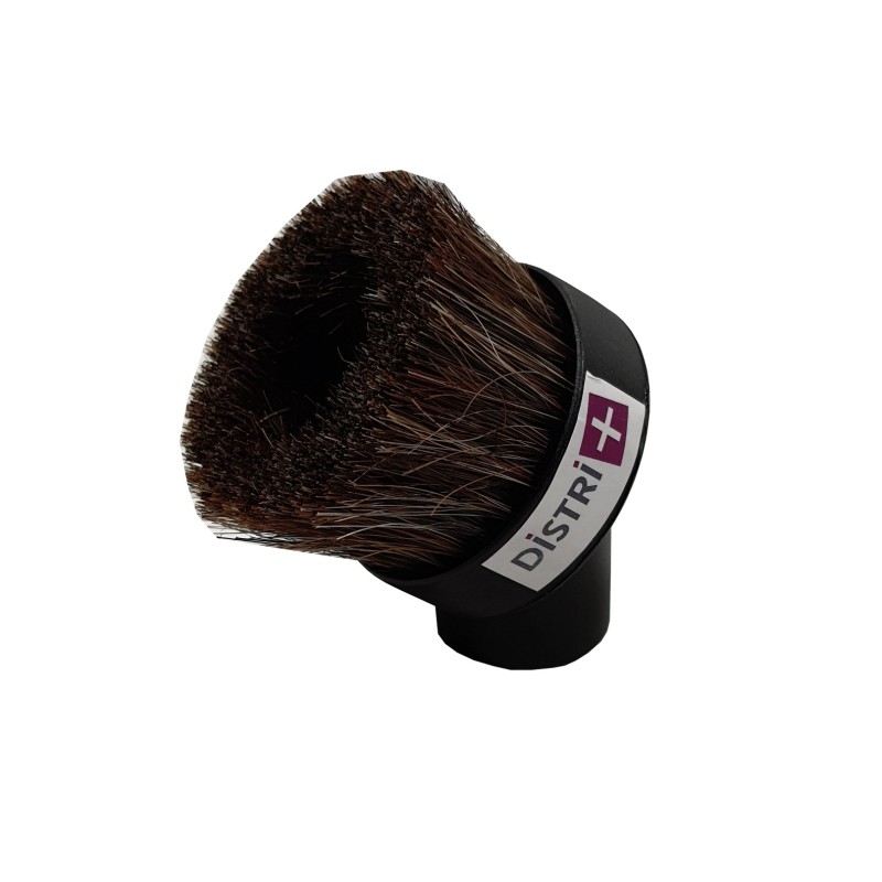 Brush Round Furniture in horsehair for vacuum cleaner ranging on 32mm diameter tubes - width 6.5cm - 20 brushes carton