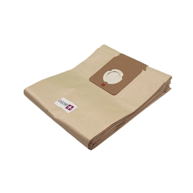 Sac aspirateur compatible avec Ghibli AS18 - Cleanfix : SW30, SW35 - Eurodec EPI 32 - Nilfisk : VL500-55...-  10 sacs papier