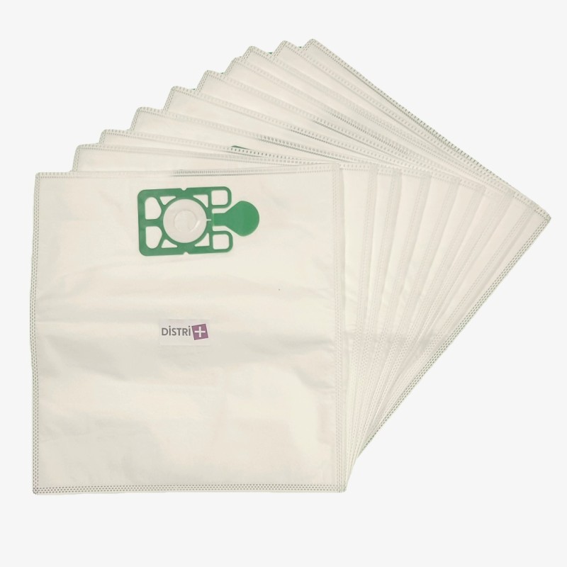 Bolsa de aspiradora compatible con NVM2A numático, NVM2B, NVM2C, Charles, Georges, NVQ370.- El bolso de la bolsa de microfibra 10