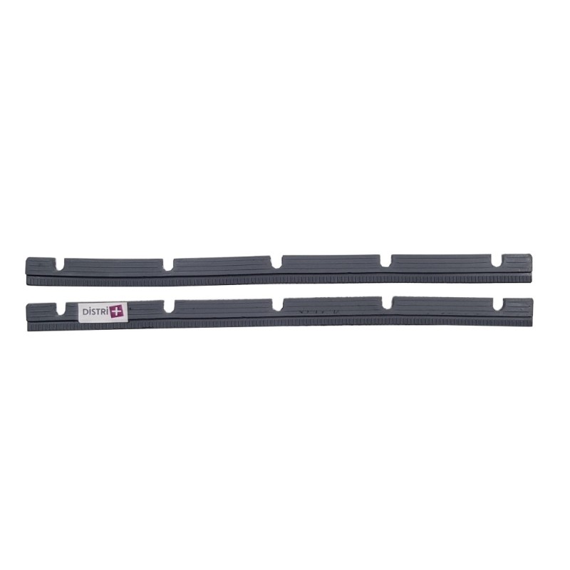 Conjunto de 2 bandas de goma para aspirador de plástico de la lechón con salida de ancho de 40 cm (nuestra referencia 20238D400BC) - Alternativa para GHIBLI 6511215