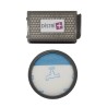 Set of 2 filters for compatible vacuum cleaners ROWENTA COMPACT POXER CYCLONIC RO371 at RO379, RO482 at RO488, ZR005901 ...