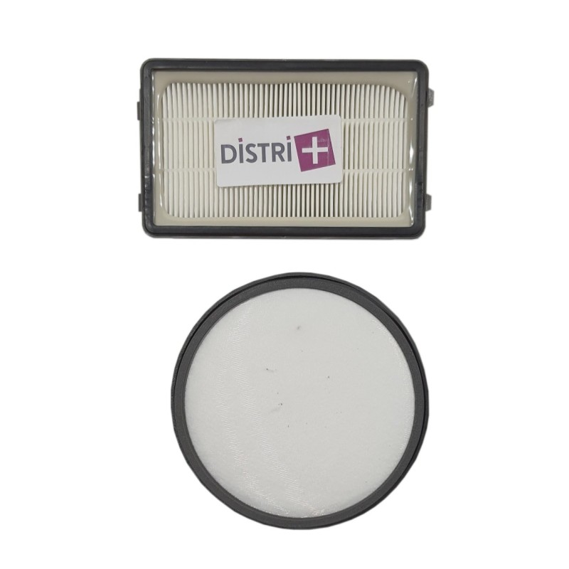 Conjunto de 2 filtros para aspiradoras compatibles Rowenta Compact Poxer Cyclonic RO371 en RO379, RO482 en RO488, ZR005901 ...