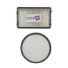 Conjunto de 2 filtros para aspiradoras compatibles Rowenta Compact Poxer Cyclonic RO371 en RO379, RO482 en RO488, ZR005901 ...