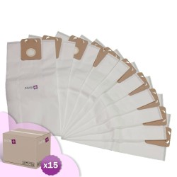 Staubsauger-Tasche kompatibel mit NILFISK VP300, GD1000, GD1010, Business, Familien, Thor. - Karton von 15 Taschen von 10 Mikrofaserbeuteln