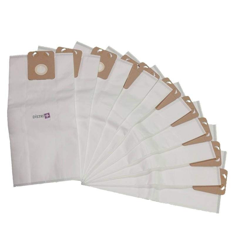 Vacuum cleaner bag compatible with Nilfisk VP300, GD1000, GD1010, Business, Familly, Thor. - Carton of 15 pockets of 10 microfiber bags