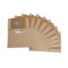 Compatible vacuum cleaner bag with Eurosteam Dorsal 44168, 122AD, 127AD, 128AD, 129AD, 145AD - Taski Dorsalino, 8504190. etc. - Carton of 25 pockets of 10 paper bags