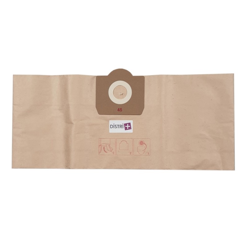 Sac aspirateur compatible avec ICA / SOTECO / IPC SA20, SA240, GC1/35... - ROWENTA COLLECTO...- La pochette de 10 sacs papier