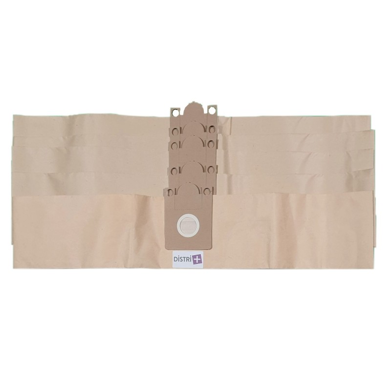 Vacuum cleaner bag compatible with Alto D100 - FloorPull Melody - Nilfisk: Viking, D10, GD110, 140800720, 1407727000, 1407728000. etc. - Pouch of 5 paper bags