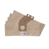 Bolsa de aspiradora Compatible con Nilfisk Backuum, Dorsal, 22198000, Vermop 7410 - Pollo de 5 bolsas de papel