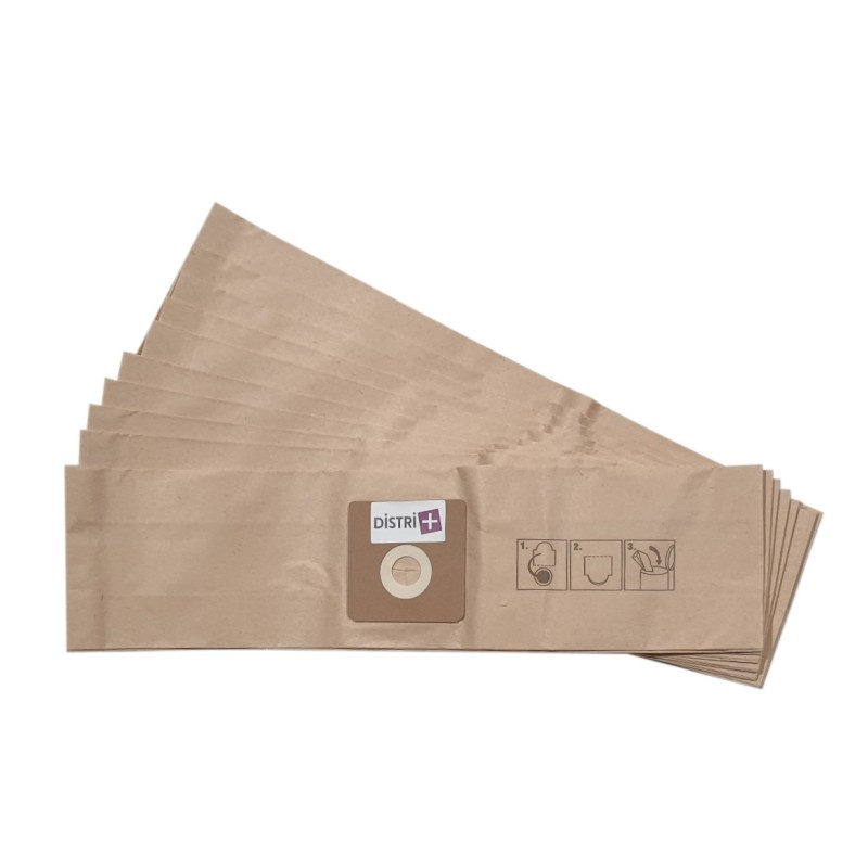 Vacuum cleaner bag compatible with Karcher 69042160, BV111, DS5200, K5200, T171, Winner Vac 1000/2000 ... - The pouch of 10 paper bags