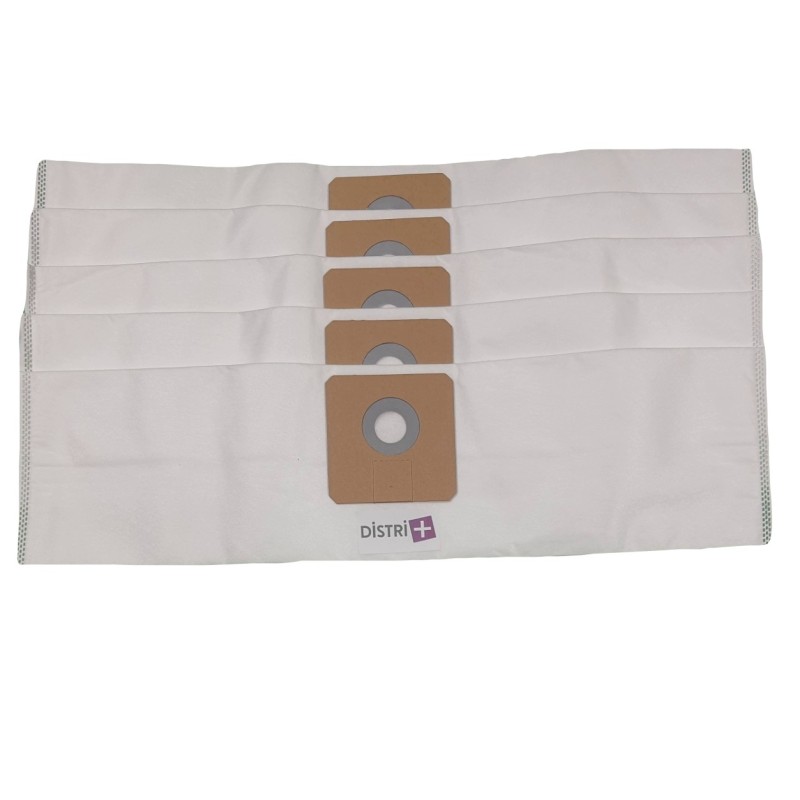 Vacuum cleaner bag compatible with EcoLab Floormatic Bluevac 11, Argos 142, Argos 1414, Cleanfix S10, Cleanfix S12.- The 5 microfiber bag pocket