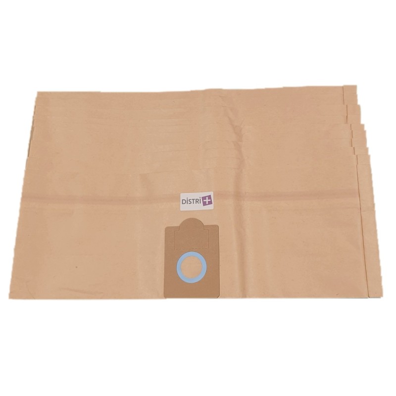 Bolsa de aspiradora Compatible con Elsea: 18L, ZP110 - FLEX: 919.000, 921.200... - La bolsa de 10 bolsas de papel.