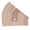 Bolsa de aspiradora compatible con Viper ECO 15 VA66021P10 - Pollo de 10 bolsas de papel