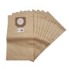 Bolsa de aspiradora compatible con Fantom PROMIDI 120P, Proaks 120k - 10 bolsas de bolsas de papel
