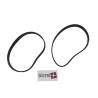 Set of 2 compatible belts for ELECTROLUX Wiper The Boss Z2270, STAIR284, B2280, B2284, B2285, Z2270 at Z2278 ...