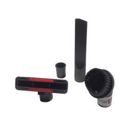 Los 1 langer flacher Sauger, 1 Rundbürste, 1 dreieckige Sauger, 1 Vakuumadapter, 32-mm-Röhrchen und 35mm