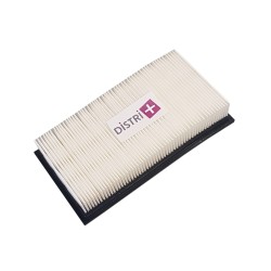 Filtro plisado plano Compatible con Nilfisk Vacuum WD200, WD215, WD225, WD245, 1407215000