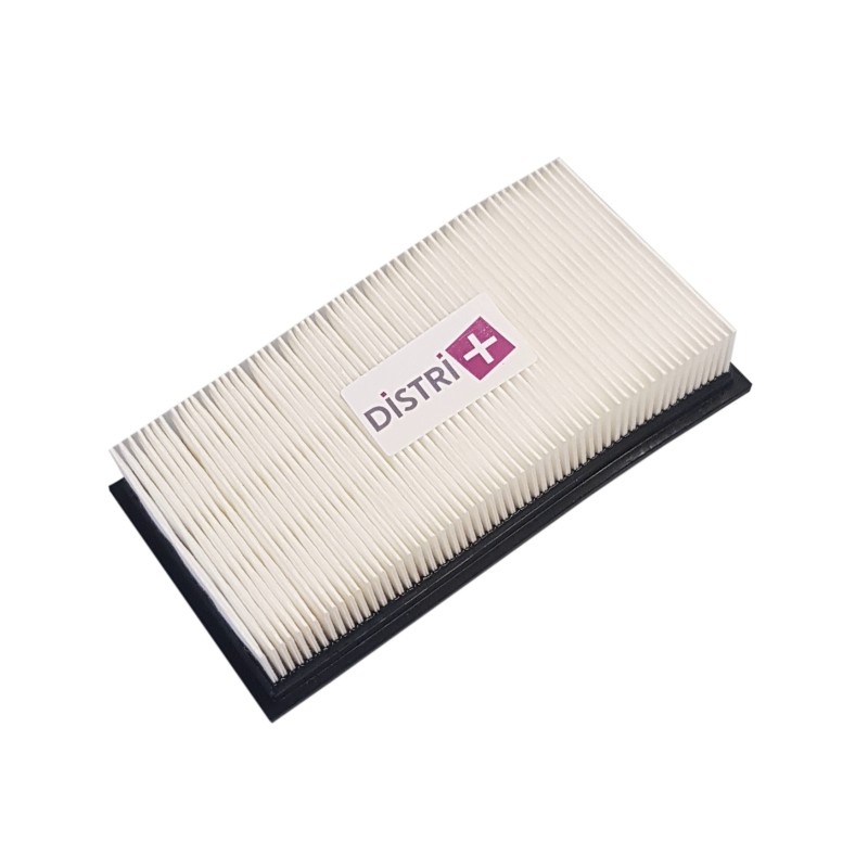 Filtro plisado plano Compatible con Nilfisk Vacuum WD200, WD215, WD225, WD245, 1407215000