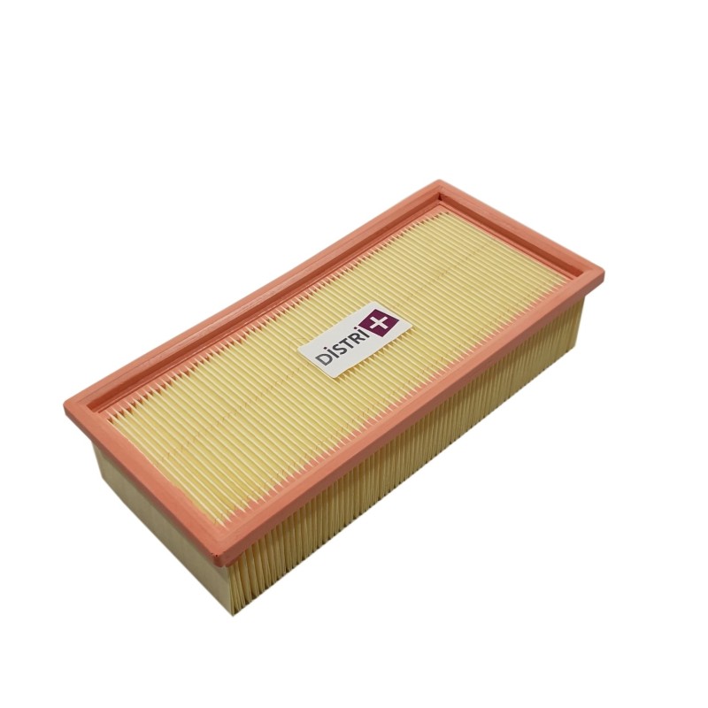 Filtro plano plisado de celulosa compatible para aspiradora Karcher NT65 / 2, NT72 / 2, NT75 / 2, 69042830, 6.904-283.0 - Lote de 1 filtro