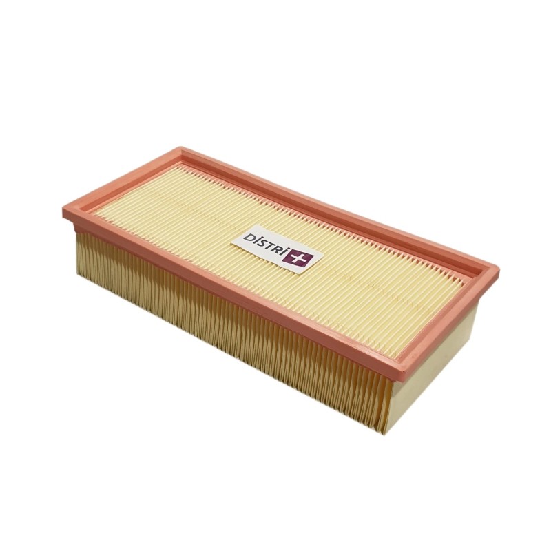 Filtro plano plisado de celulosa compatible para aspiradora Karcher NT65 / 2, NT72 / 2, NT75 / 2, 69042830, 6.904-283.0 - Lote de 1 filtro