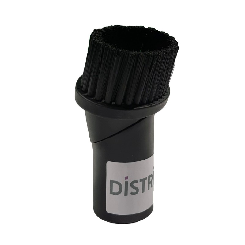 Articulated oval furniture brush for vacuum cleaner ranging from 32mm diameter tubes - width 12cm