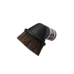 Horse Crin Furnished Oval Furniture Brush for Vacuum Cleaner Bulging on 32mm Diameter Tubes - Width 12cm
