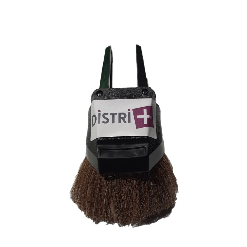 2 en 1 Muebles redondos de cepillo en Horsehair + Sucker triangular para aspiradora que van en tubos de 32 mm de diámetro