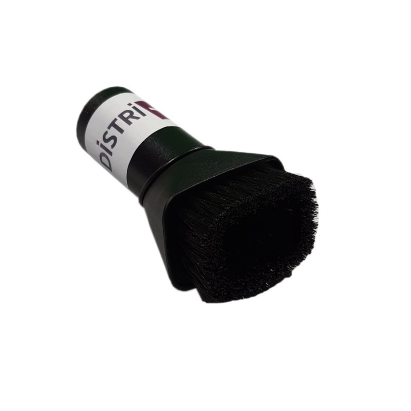 Rectangular rectangular furniture brush for vacuum cleaner ranging on 32mm diameter tubes - Dimensions: 6,5x4cm