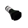 Rectangular rectangular furniture brush for vacuum cleaner ranging on 32mm diameter tubes - Dimensions: 6,5x4cm