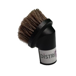 Brush Round Furniture in horsehair for vacuum cleaner ranging on 35mm diameter tubes - width 8cm