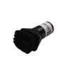 Pivotable rectangular furniture brush for vacuum cleaner ranging on 35mm diameter tubes - Dimensions: 6,5x4cm