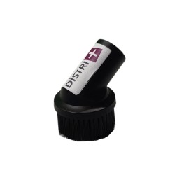 Round furniture brush for vacuum cleaner ranging on 37mm diameter tubes - 8cm width