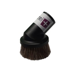 Brush Round Furniture in horsehair for vacuum cleaner ranging on 37mm diameter tubes - width 8cm