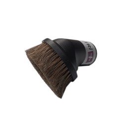 Brush Round Furniture in horsehair for vacuum cleaner ranging on 37mm diameter tubes - width 8cm