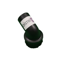 Runde Möbelbürste zum Staubsauger von der Schlauchspitze Röhrchen Seitendurchmesser 38mm - Breite 8 cm