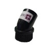 Brosse meuble ronde pour aspirateur allant SUR l embout de flexible côté tube diamètre 50mm - Largeur 8cm