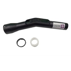 Plastic handle with air adjustment for clip cleaner on flexible diameter 32mm inside and for tube diameter 37mm