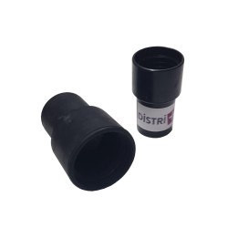 Staubsaugerhülse 1 Schlauchdurchmesser 51mm Innenraum zu einem Innenraum von 38 mm Durchmesser