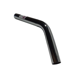 Metal elbow for vacuum cleaner connecting a tube and a flexible tip of 38mm diameter cane