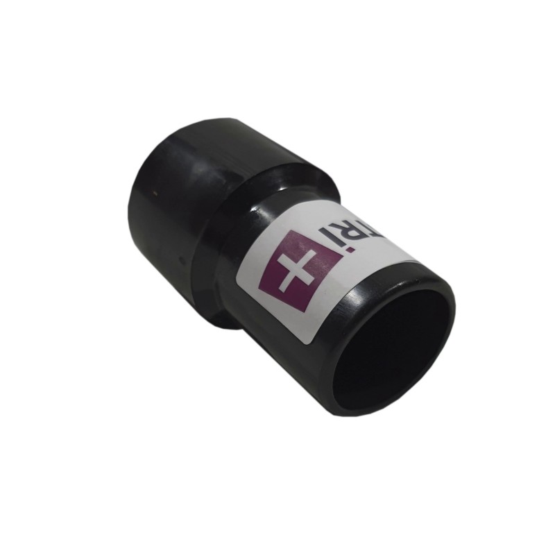 Punta de PVC para aspiradora en la manguera de 38 mm de diámetro 38 mm en un lado que acepta un tubo de 38 mm de diámetro de la otra