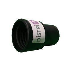 Antistatische Spitze für den Staubsauger auf einem Antistatikschlauch von 50 mm Durchmesser und zum Durchmesser von 50 mm