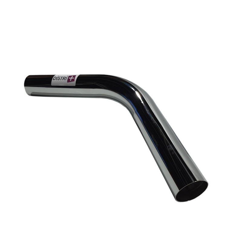 Metal elbow for vacuum cleaner connecting a tube and a hose tip of 50mm diameter cane